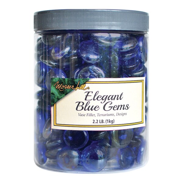 Mosser Lee Mosser Lee Elegant Blue Gems Blue Decorative Glass Vase Filler 2.2 lb ML2121 - main